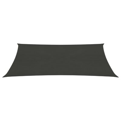 vidaXL Voile d'ombrage 160 g/m² Anthracite 2,5x4,5 m PEHD