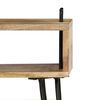 vidaXL Table de chevet Bois de manguier massif 40x34x47 cm