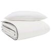 vidaXL Duvet d'hiver avec oreiller 2 pcs Blanc Plume de canard