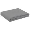 vidaXL Tissu de Table ovale Gris clair 130 x 180 cm Polyester