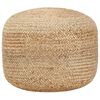 vidaXL Pouf fait &agrave; la main 45 x 30 cm Jute