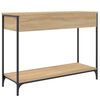 vidaXL Table console ch&ecirc;ne sonoma 100x34,5x75 cm bois d'ing&eacute;nierie