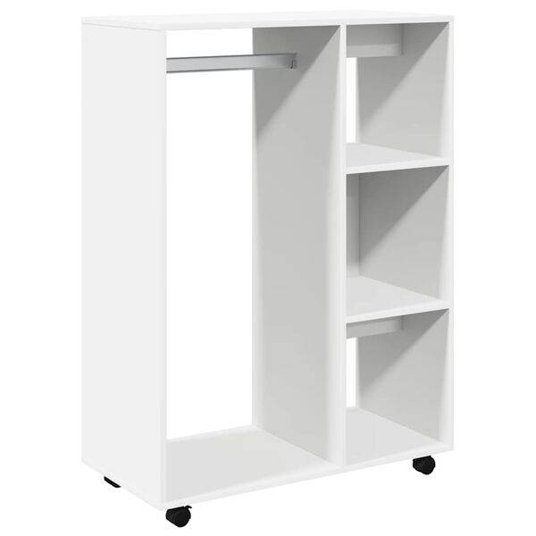 vidaXL Garde-robe Blanc 80x40x110 cm Bois d&rsquo;ing&eacute;nierie