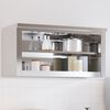 vidaXL Armoire murale de cuisine avec &eacute;tag&egrave;re acier inoxydable