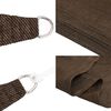 vidaXL Voile d'ombrage 160 g/m² Marron 2x2 m PEHD