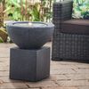 HEISSNER Cube de fontaine de terrasse 31x31x31 cm Noir