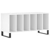 vidaXL Armoire &agrave; disques blanc 100x38x48 cm bois d'ing&eacute;nierie