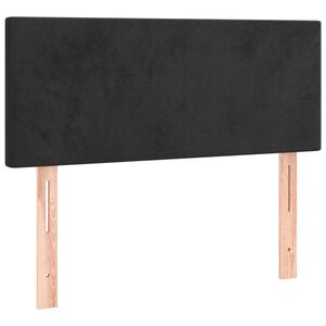 vidaXL T&ecirc;te de lit Noir 100x5x78/88 cm Velours