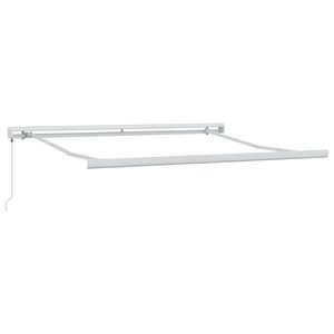 vidaXL Cadre d'auvent Blanc 300 x 250 cm Aluminium