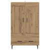 vidaXL Haut Armoire avec tiroir Ch&ecirc;ne artisanal 69,5 x 31 x 115 cm