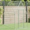 vidaXL Cage pour poules argent&eacute; 200x100x190 cm acier galvanis&eacute;
