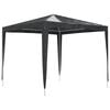 vidaXL Tente de réception professionnelle 2,5x2,5 m Anthracite 90 g/m²