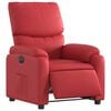 vidaXL Fauteuil inclinable électrique Rouge Similicuir