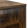 vidaXL Table basse Ch&ecirc;ne fum&eacute; 80 x 50 x 40 cm Bois d'ing&eacute;nierie