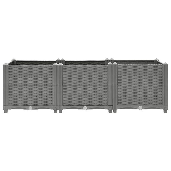 vidaXL Lit surélevé 120x40x38 cm Polypropylène