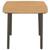 vidaXL Table de jardin 80 x 80 x 72 cm Bois d'acacia solide et acier