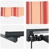 vidaXL Auvent R&eacute;tractable Multicolore 350 x 250 cm Aluminium et Tissu
