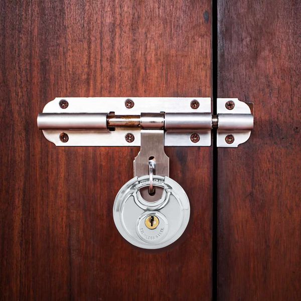 vidaXL Serrures Discus avec Cl&eacute;s 12 pcs Argent 6 x 2.3 x 6 cm