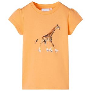 T-shirt pour enfants orange vif 116