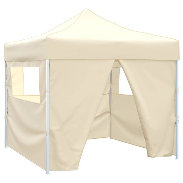 vidaXL Tente de f&ecirc;te Cr&egrave;me 291 x 291 x 315 cm Tissu Oxford
