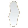vidaXL Miroir mural Dor&eacute; 80x35 cm