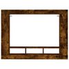 vidaXL Meuble TV ch&ecirc;ne fum&eacute; 152x22x113 cm bois d'ing&eacute;nierie