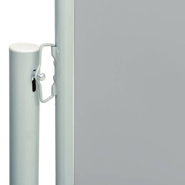 vidaXL Auvent latéral rétractable de patio 200x600 cm Gris
