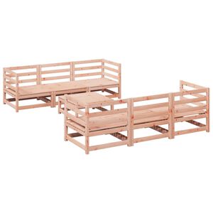 vidaXL Salon de jardin 7 pcs bois massif sapin de douglas