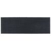 vidaXL Tapis de porte gris foncé 100x300 cm fibre de coco touffeté