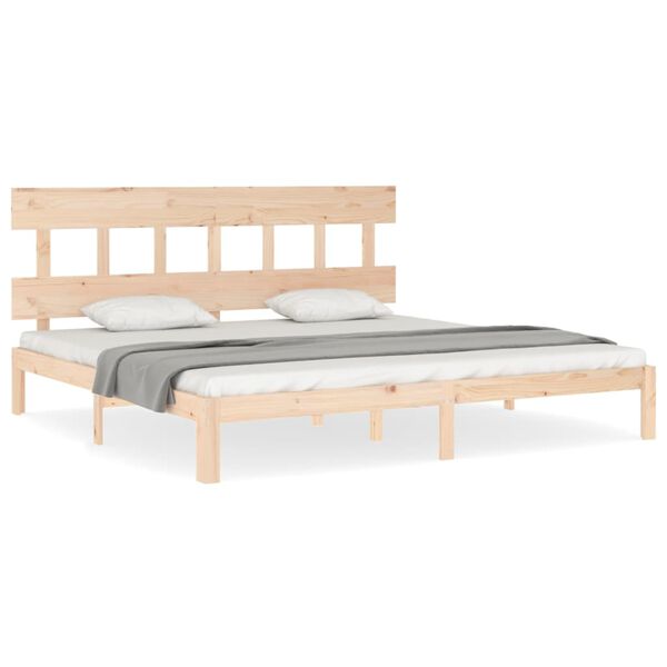vidaXL Cadre de lit sans matelas bois massif de pin