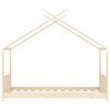 vidaXL Cadre de lit d'enfant Bois de pin massif 80x160 cm