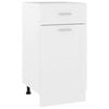 vidaXL Armoire &agrave; tiroirs "Lyon" Blanc 40 x 46 x 81,5 cm Bois d'ing&eacute;nierie