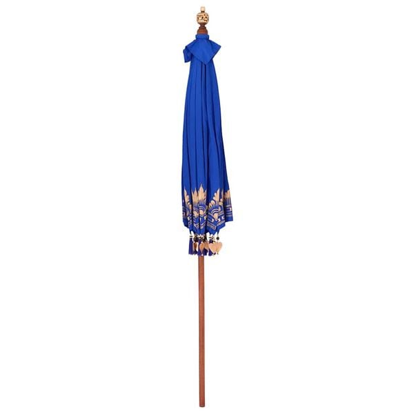 vidaXL Parasol balinais Bleu 215 x 215 x 260 cm