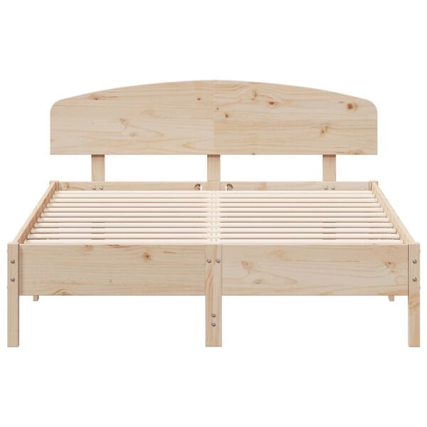 vidaXL Cadre de lit sans matelas 160x200 cm bois massif de pin