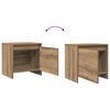 vidaXL Cabinet de chevet Ch&ecirc;ne artisanal 45 x 34 x 44,5 cm