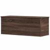 vidaXL Bo&icirc;te de rangement ch&ecirc;ne marron 90x35x35 cm bois d'ing&eacute;nierie