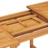 vidaXL Ensemble &agrave; manger de jardin 5 pcs Bois de teck massif