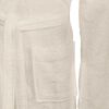 vidaXL Peignoir KINN Cr&egrave;me M Coton