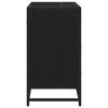vidaXL Cabinet de salle de bain avec porte Ch&ecirc;ne noir 65 x 33 x 60 cm