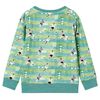 Sweatshirt pour enfants m&eacute;lange vert clair 116