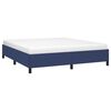 vidaXL Cadre de lit sans matelas bleu 180x200 cm tissu