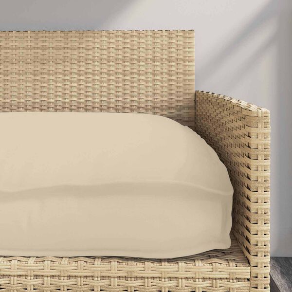 vidaXL Coussin Beige 120 x 60 x 12 cm Tissu Oxford
