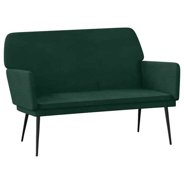 vidaXL Banc Vert foncé 108x79x79 cm Velours