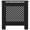 vidaXL Cache-radiateur MDF Noir 78 cm