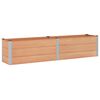 vidaXL Jardini&egrave;re sur&eacute;lev&eacute;e Marron 250 x 50 x 54 cm WPC et Aluminium