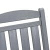 vidaXL Chaise Ber&ccedil;ante de Jardin Gris clair 92 x 70 x 108 cm HDPE