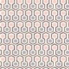Noordwand Papier peint Good Vibes Hexagon Pattern Rose et violet