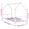 vidaXL Cadre de lit pour enfants 80x200 cm bois de pin massif
