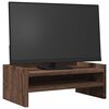 vidaXL Support de moniteur ch&ecirc;ne marron 42x24x16 cm bois d'ing&eacute;nierie