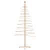 vidaXL Arbre de Noël en bois pour décoration 210 cm bois massif de pin
